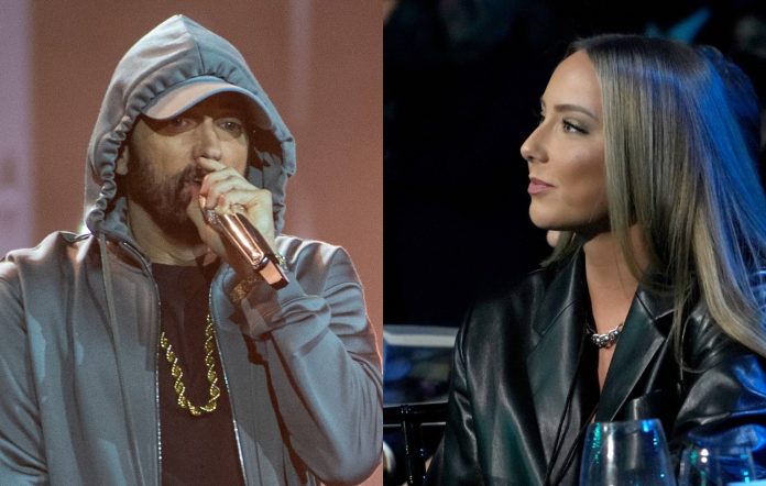 Eminem and his daughter Hailie Jade