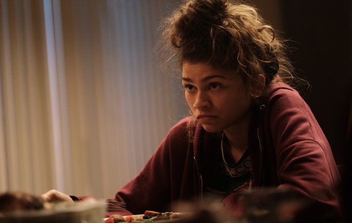 Zendaya in season two of 'Euphoria'