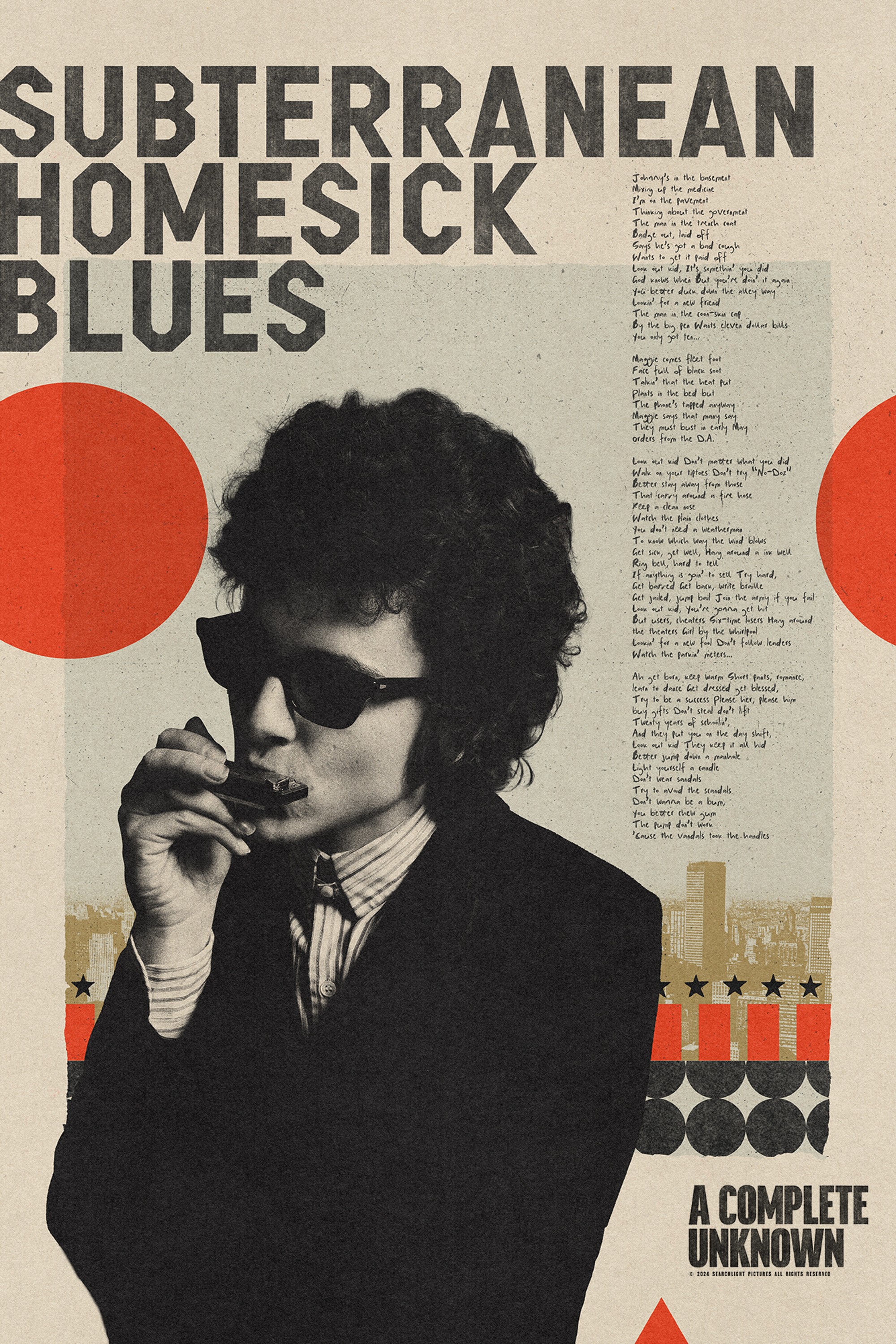 Timothée Chalamet as Bob Dylan