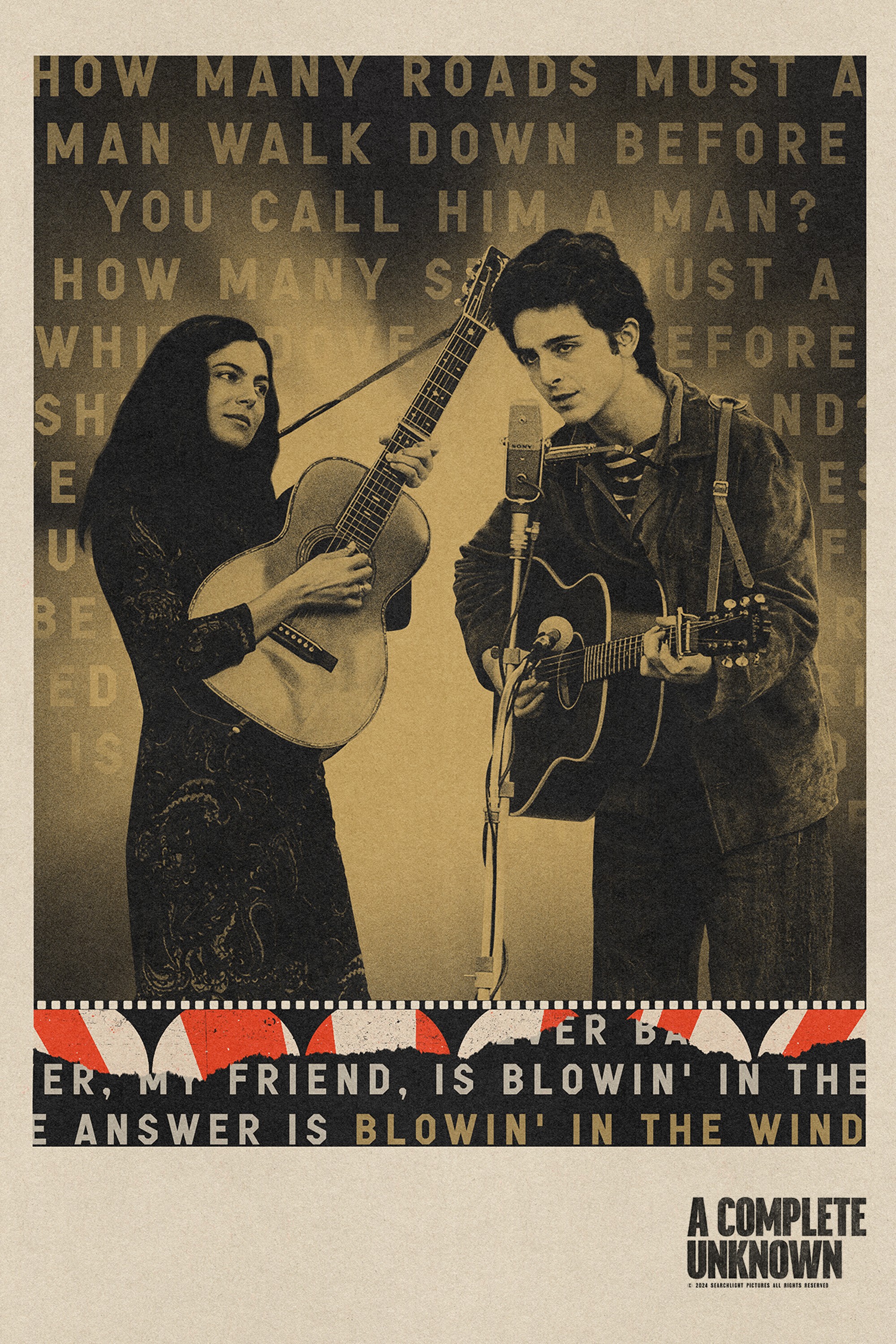 Timothée Chalamet as Bob Dylan