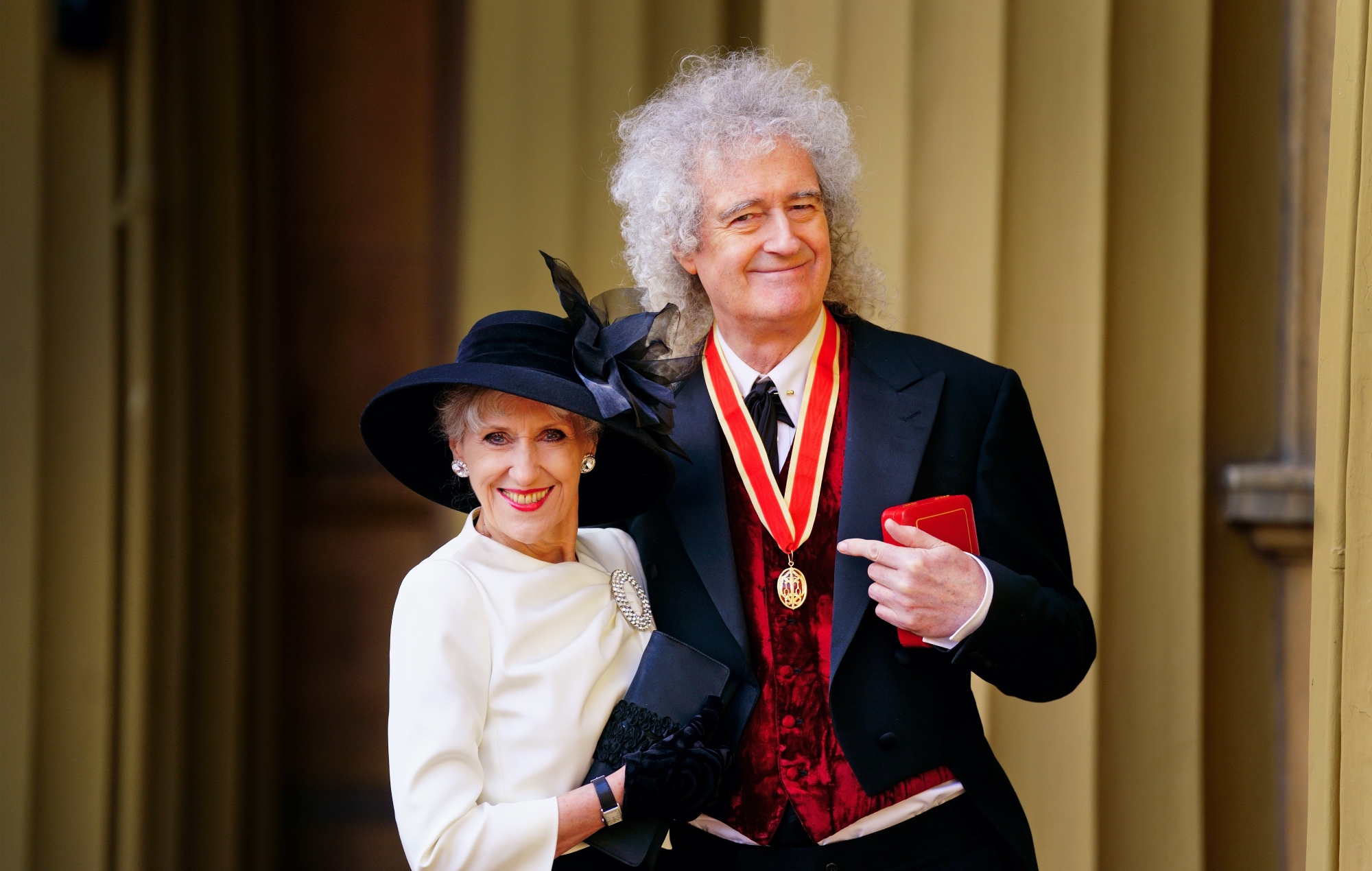 Anita Dobson and Queen's Brian May