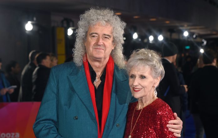 Brian May and Anita Dobson