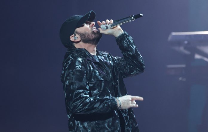 Eminem performs at the 2024 MTV VMAs