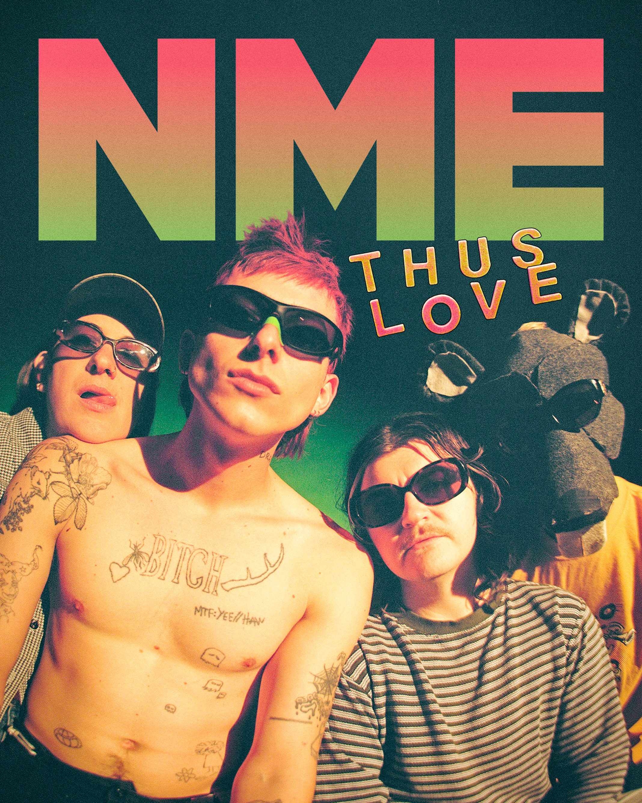 Thus Love on The Cover of NME (2024), photo by Marisa Bazan