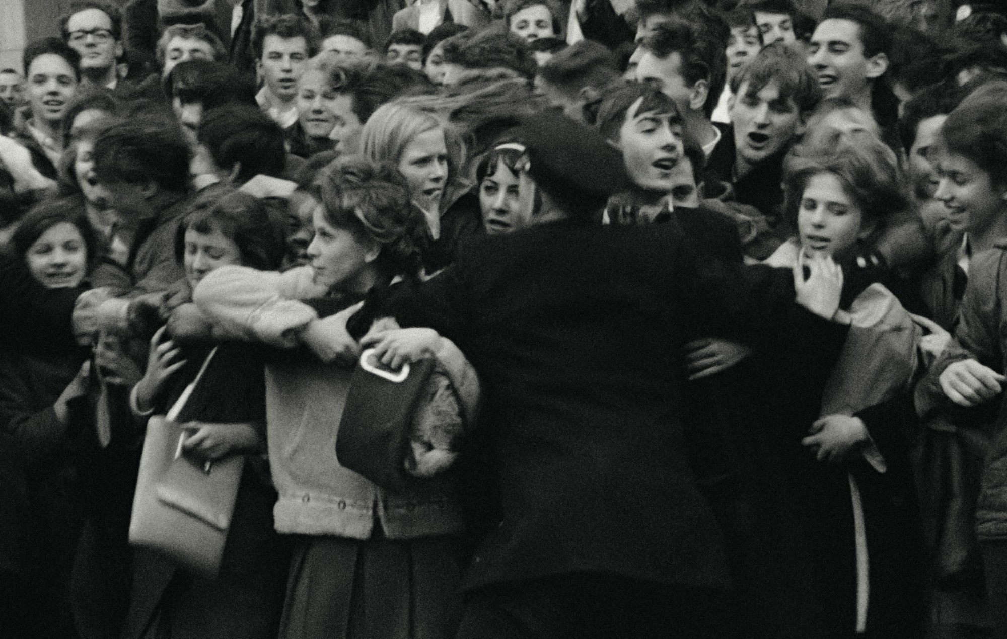 Beatles fans in 1964.