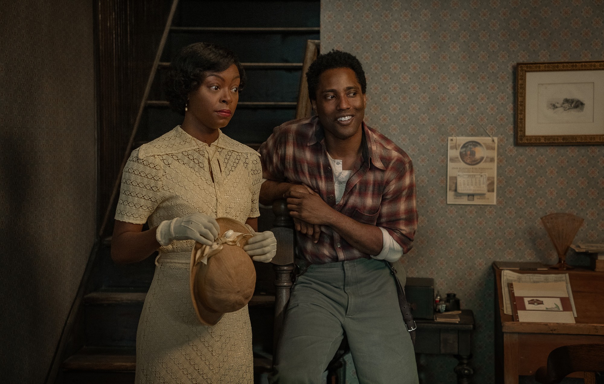 Danielle Deadwyler and John David Washington 