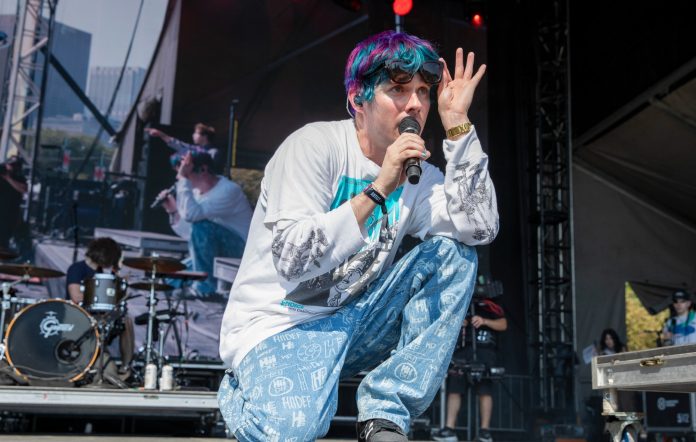 Waterparks' Awsten Knight performs live.